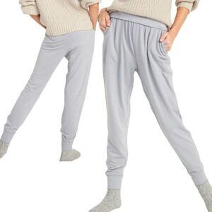 Old Navy Jogger Pants Womens Small Gray Live-In Tapered Athletic Gym Running